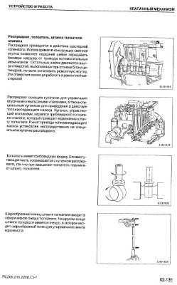 Экскаватор Komatsu PC200, 200LC-7. PC210, 210LC-7 PC220, 220LC-7 Устройство и функции машины