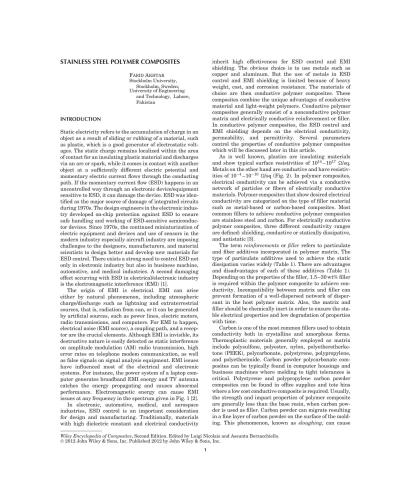 Wiley Encyclopedia of Composites. Part 6