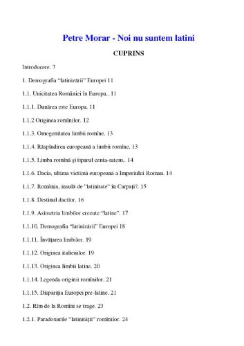 Noi nu suntem latini