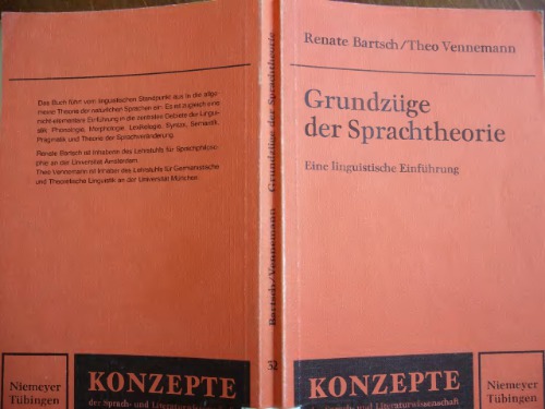 Grundzüge der Sprachtheorie: Eine linguistische Einführung