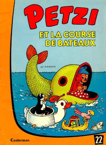 Petzi et la course de bateaux