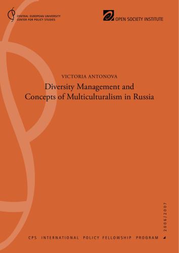 Diversity Management and Concepts of Multiculturalism in Russia