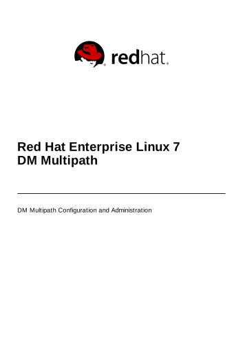 Red Hat Enterprise Linux 7 DM Multipath