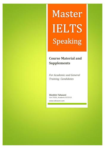 Master IELTS Speaking