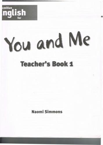 You and Me 1 Teacher's Book