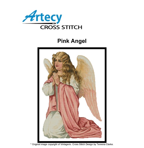 Artecy Cross Stitch Pink Angel