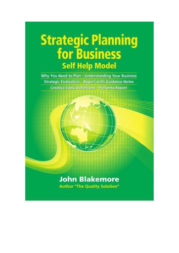 Strategic Planning for Business