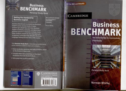 Business Benchmark Pre-Intermediate to Intermediate Prelimenary Personal Study Book