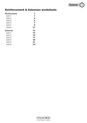 Explorers 2 Reinforcement and Extension worksheets