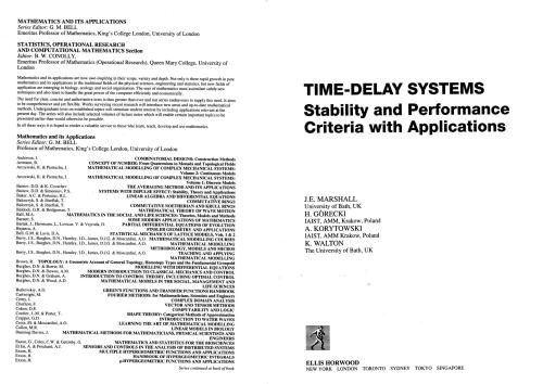 Time-delay systems. Stability and Performance Criteria with Applications