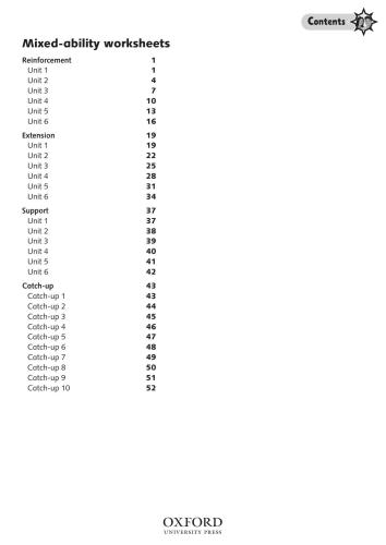 Explorers 6 Reinforcement worksheets
