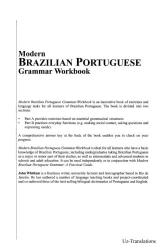 Modern Brazilian Portuguese Grammar: Workbook