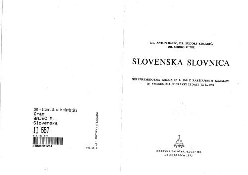 Slovenska slovnica