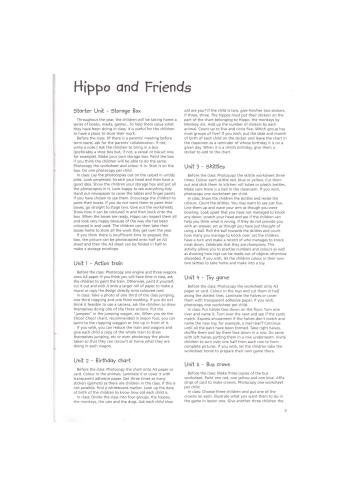 Hippo and Friends Starter. Extra Resources