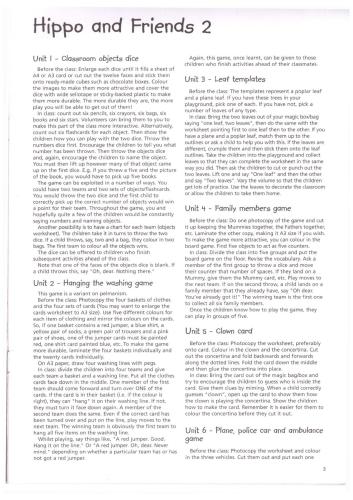 Hippo and Friends 2. Extra Resources