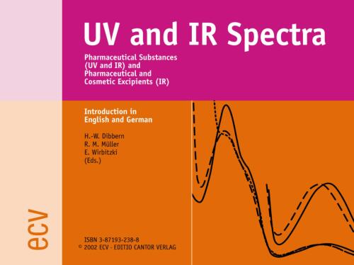 UV and IR spectra: pharmaceutical substances (UV and IR) and pharmaceutical and cosmetic excipients (IR)