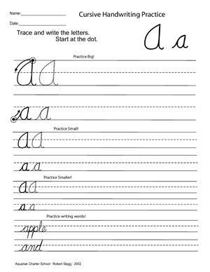 Cursive Handwriting Practice. Английские прописи