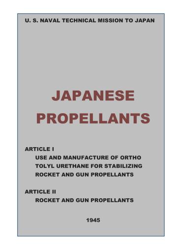 Japanese Navy propellants