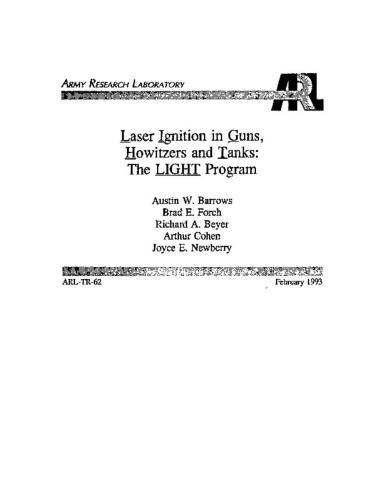 Laser Ignition in Guns, Howitzers and Tanks: The LIGHT Program