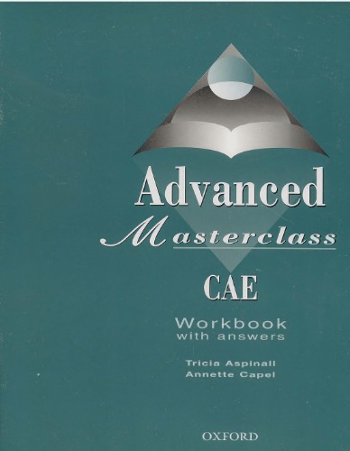 Advanced Masterclass CAE Workbook with answers