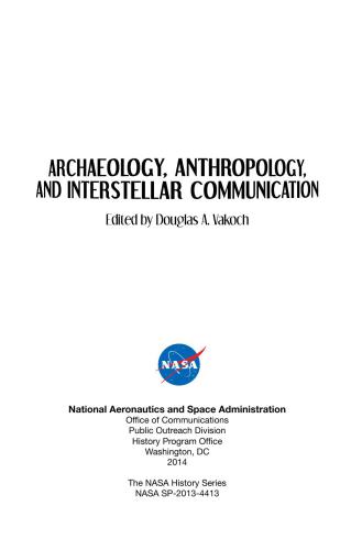 Archaeology, Anthropology, and Interstellar Communication
