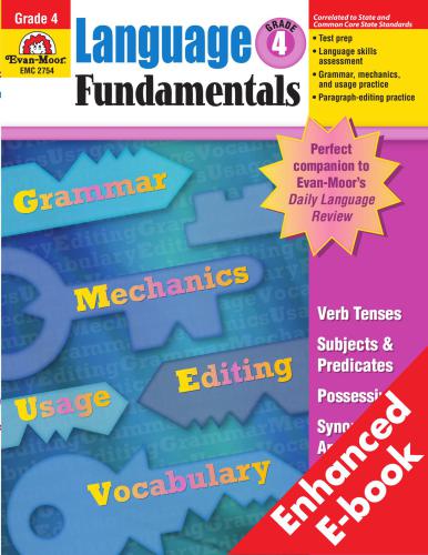 Evan-Moor Educational Publishers. Language Fundamentals (Grammar - Vocabulary), Grade 4