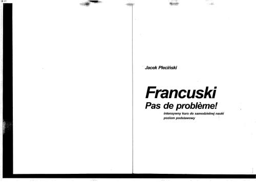 Francuski. Pas de problème!