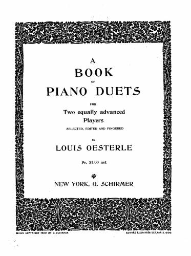 A book of Piano duets for two equally advanced players