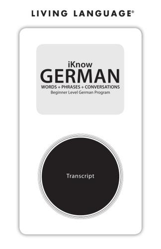 Living Language. iKnow German