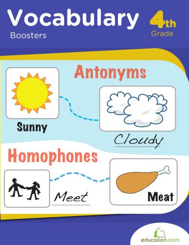 Vocabulary Boosters - Grade 4 Grammar Workbook
