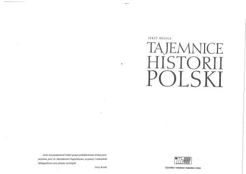 Tajemnice historii Polski