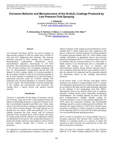 Proceedings of the 2009 International Thermal Spray Conference. (Part 12)