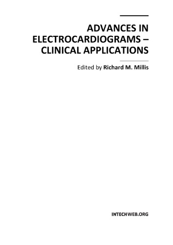 Advances in Electrocardiograms - Clinical Applications