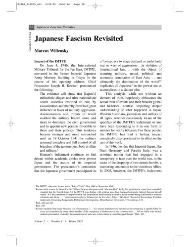 Japanese Fascism Revisited