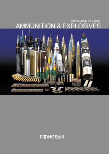 Ammunition and explosives of Poongsan corporation