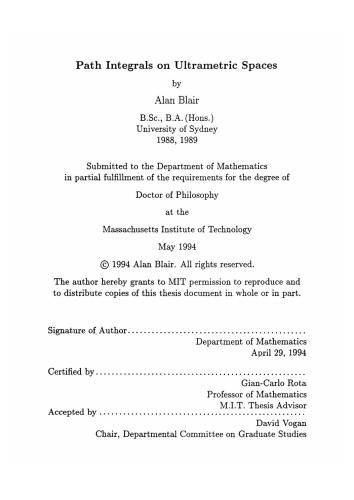 Path integrals on ultrametric spaces