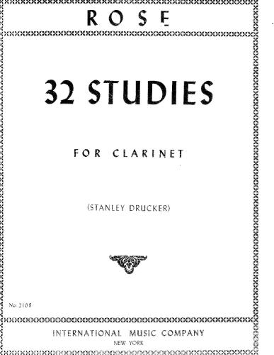 32 studies for clarinet