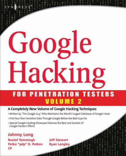 Google Hacking for Penetration Testers vol.2