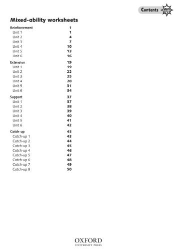Explorers 4 - Oxford University Press - Reinforcement and extension worksheets
