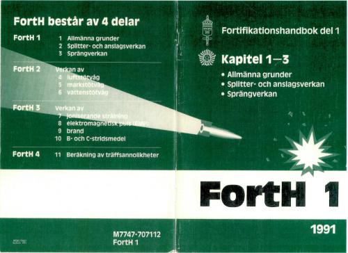 Fortifikationshandbok. FortH 1