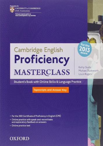 Cambridge Proficiency Masterclass - Tapescripts & Answer Key