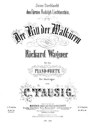 Wagner-Tausig - Ride of the Valkyries