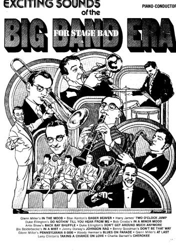 Exciting sounds of big band era piano conductor