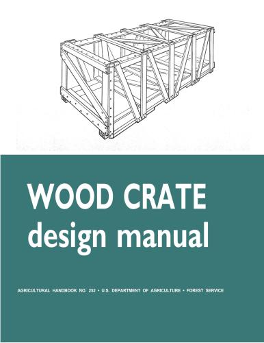 Wood crate design manual