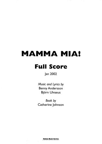 Mamma mia (full score)