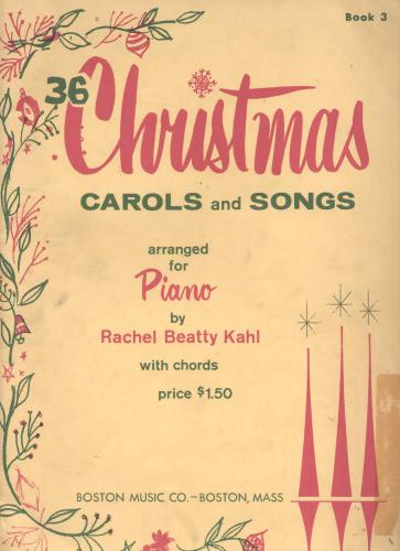 36 Christmas carols and songs. Book 3