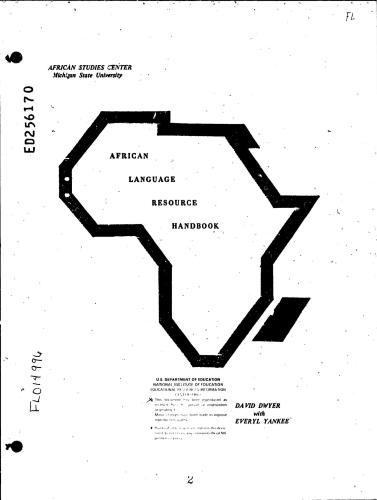 African Language Resources Handbook