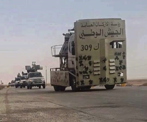 The Libyan National Army going DIY: AK-230 naval guns mounted on trucks