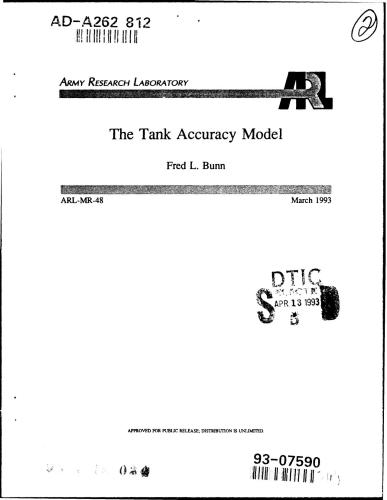 The Tank Accuracy Model