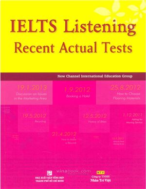IELTS Listening Recent Actual Tests (2007-2013)